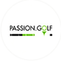 Logo di un'azienda chiamata Passion.Golf.
